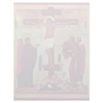 Crucifixion By Meister Der Schule Von Nowgorod (Be Personalized Letterhead