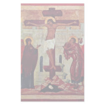 Crucifixion By Meister Der Schule Von Nowgorod (Be Custom Stationery