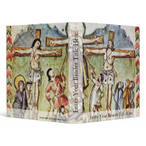 Crucifixion By Meister Des Rabula-Evangeliums (Bes 3 Ring Binder