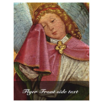 Crucifixion Fragment: Mournful Angel By Meister Vo Full Color Flyer