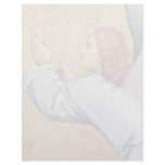 Crucifixion Fragment Scene Left Flying Angel By Me Custom Letterhead