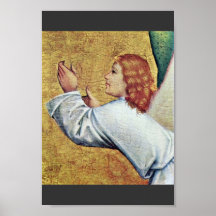 Crucifixion Fragment Scene Left Flying Angel By Me Print