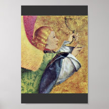Crucifixion Fragment Scene To The Right Of Flying Poster