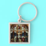 Crucifixion - Jesus on The Cross - Stained Glass keychains