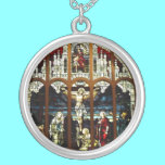 Crucifixion - Jesus on The Cross - Stained Glass necklaces
