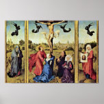 Crucifixion Left Wing: St Mary Magdalene Right Win Poster