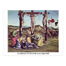 Crucifixion Of Christ By Luca Signorelli Post Card