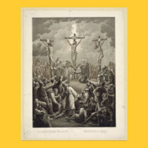 Crucifixion of Christ die Kreuzigung Jesu Christi posters