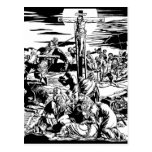 Crucifixion of Jesus Christ Vintage Art Postcard