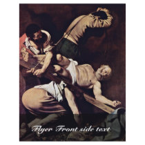 Crucifixion Of St. Peter By Michelangelo Merisi Da Flyer
