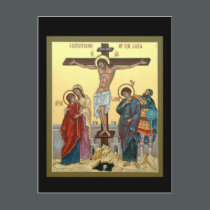 Crucifixion Prayer Card postcards
