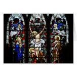 Crucifixion (Stained Glass) Card