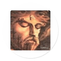 Crucifixion stickers by oddbob Crucifixion stickers
