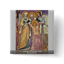 Crucifixion: The Marian Detail By Angelico Fra Buttons