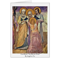 Crucifixion: The Marian Detail By Angelico Fra Cards
