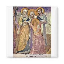 Crucifixion: The Marian Detail By Angelico Fra Magnets