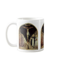 Crucifixion With St. Dominic By Fra Angelico Coffee Mugs