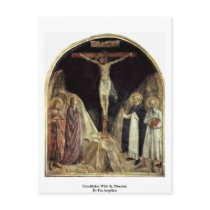 Crucifixion With St. Dominic By Fra Angelico Postcards