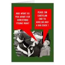 Crude,politically incorrect Christmas cards by Cardsharkkid Crude,politically incorrect Christmas cards
