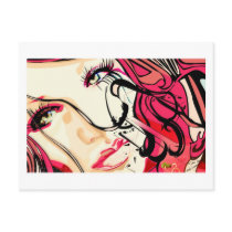 Cruel Experiment Postcard by Mered1th Cruel Experiment Postcard