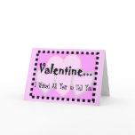 Cruel Valentine Card--Very funny and very mean