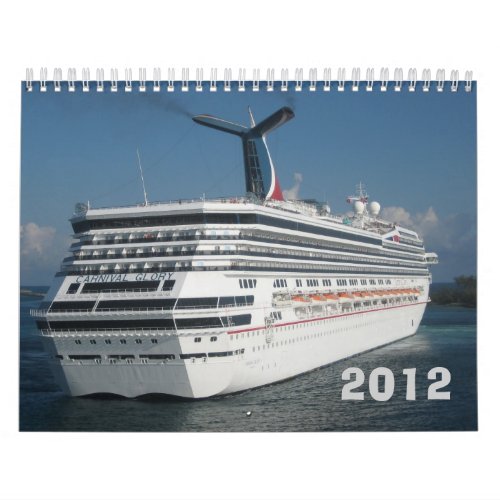 Cruise 2012 wall calendar