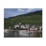 Cruise boat on Mosel River, Bernkastel Kues, Germa Postcard