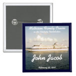 Cruise Name Badge - X Ship buttons