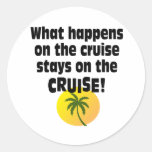 Cruise Round Sticker