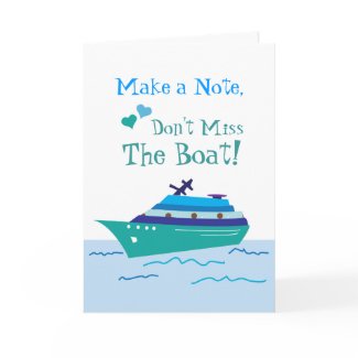 Cruise Save the Date Wedding Cards card