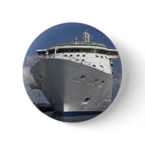 Cruise Ship Pinback Button