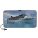 Cruise ship in Caribbean waters Mini Speakers