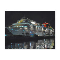 Cruise Ship In Nassau, Bahamas Post Cards