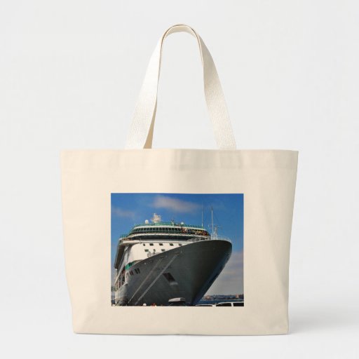 Cruise Ship Large Tote Bag Zazzle