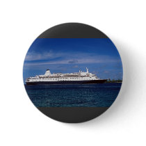 Cruise ship, Nassau, Bahamas Buttons