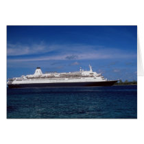 Cruise ship, Nassau, Bahamas Greeting Cards