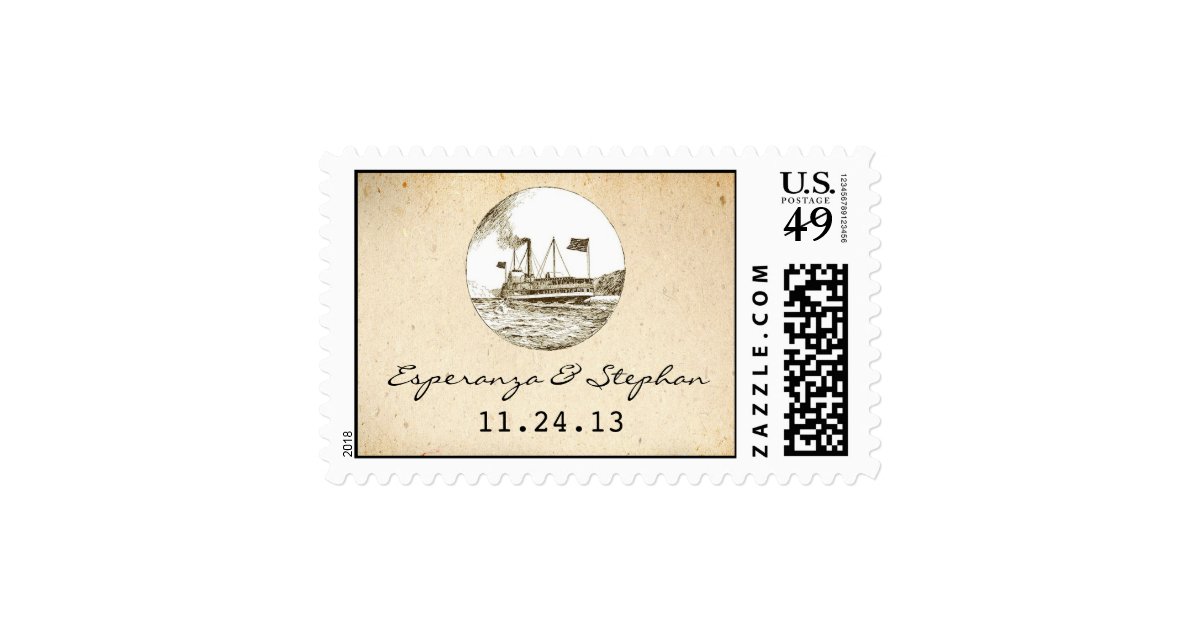 cruise ship postage stamps Zazzle