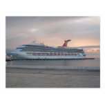 cruise, ship, postcard