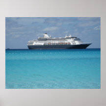cruise ship print