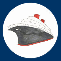 Cruise Ship Sticker stickers