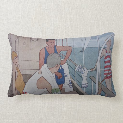 Cruise Ship Throw Pillow Zazzle