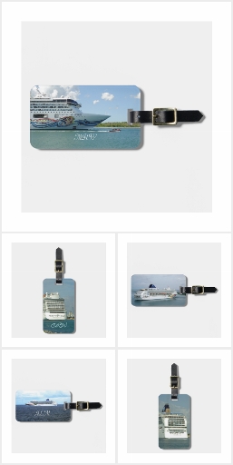 Cruise Ships 3 Luggage Tags