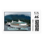 Cruise Ships, Ketchikan, Alaska postage