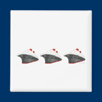 Cruise Ships Magnet magnets
