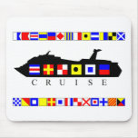 Cruise Signal Flags Mouse Pads