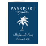 Cruise Wedding Passport Invitation Greeting Cards