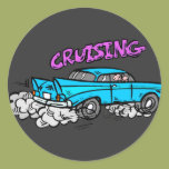 Cruisin Hot Rod Sticker