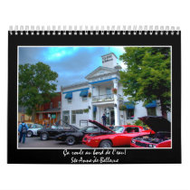 Cruising at the Board walk Wall Calendars