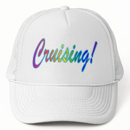 Cruising Multicolor on wh hat