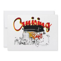 Cruising Roadster invitations